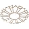 Ekena Millwork Augustus Wood Fretwork Pierced Ceiling Medallion, Red Oak, 32"OD x 11 1/4"ID x 1/4"T CMWP32X32X0250AURO - alternate 3